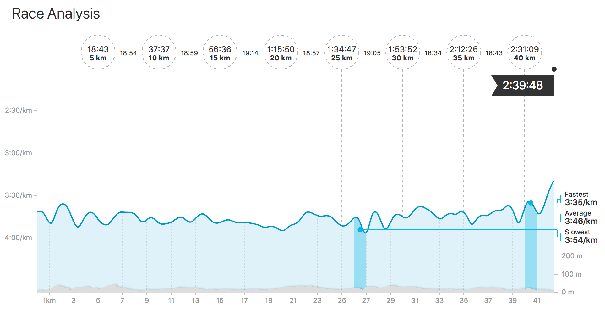 Strava race analysis