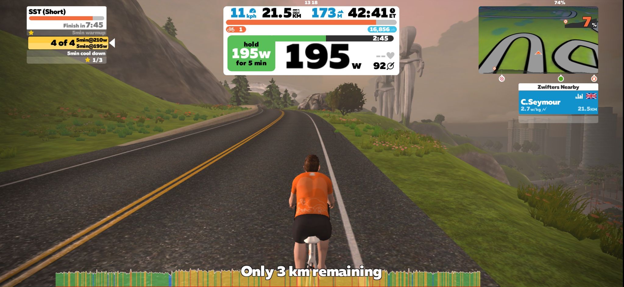 My first Zwift ride